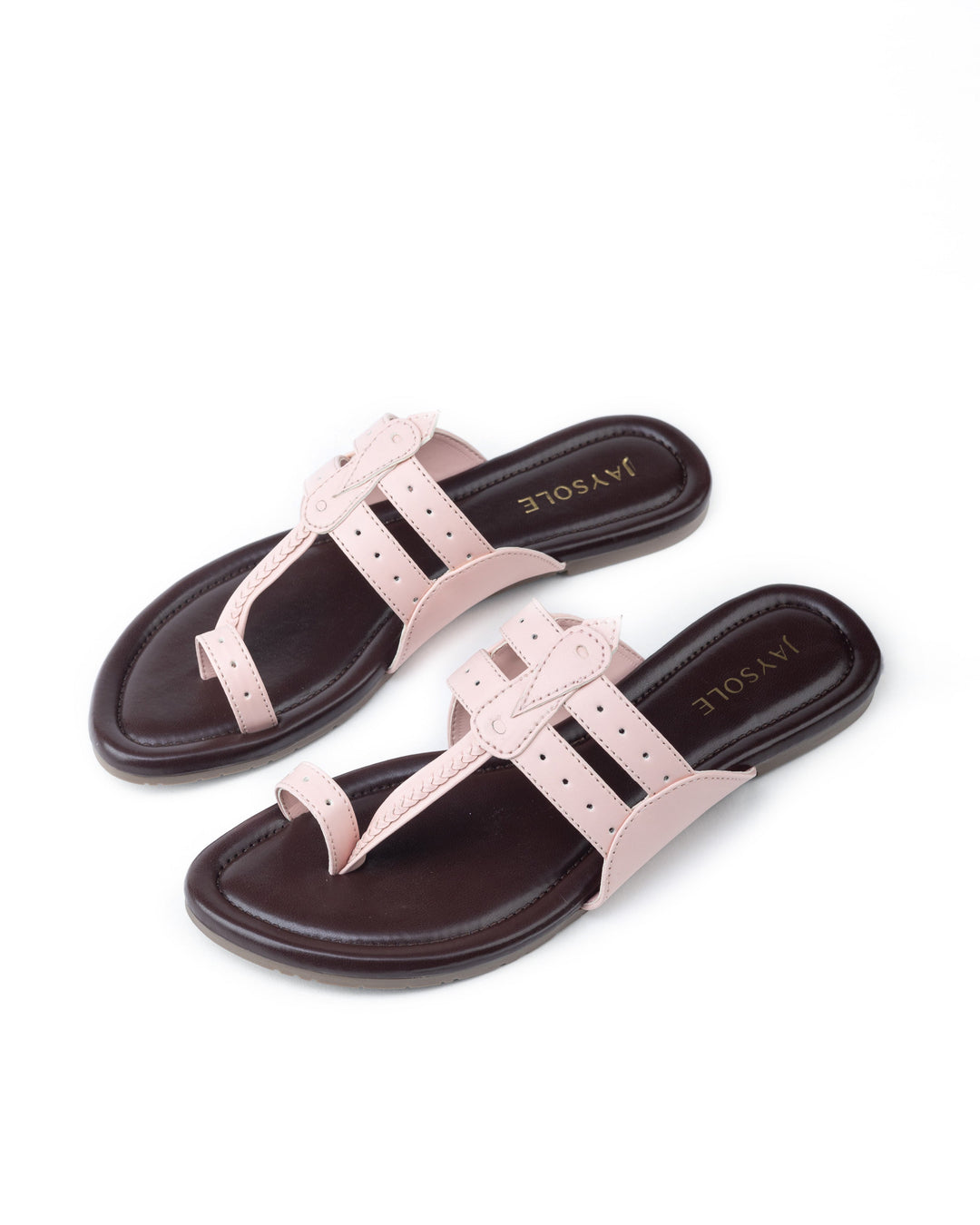 Brownie Brown Kolha Flats