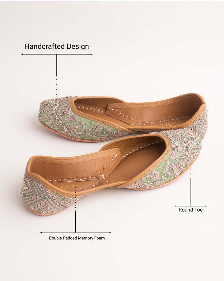 Taabir Sage Handcrafted Jutti