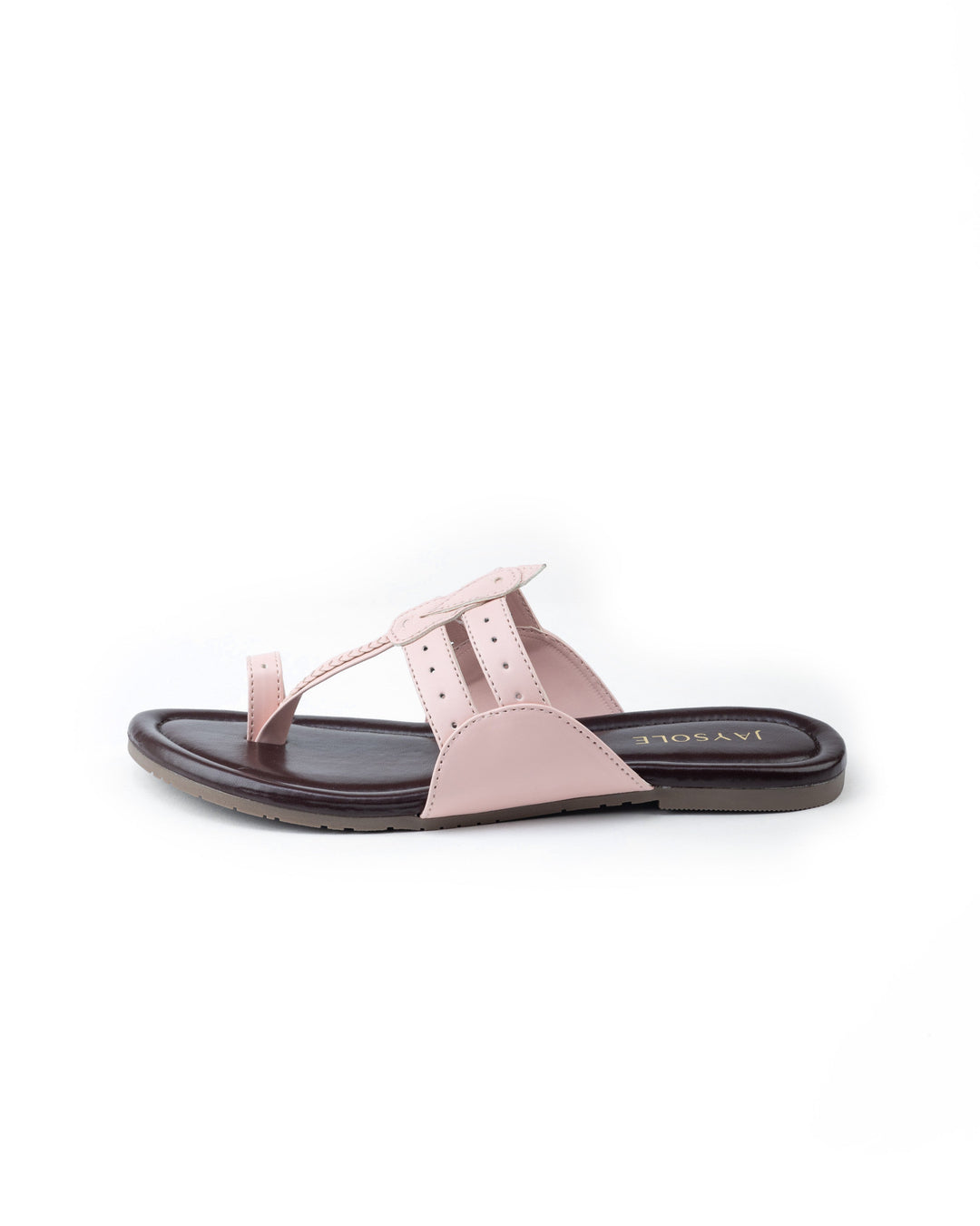 Brownie Brown Kolha Flats