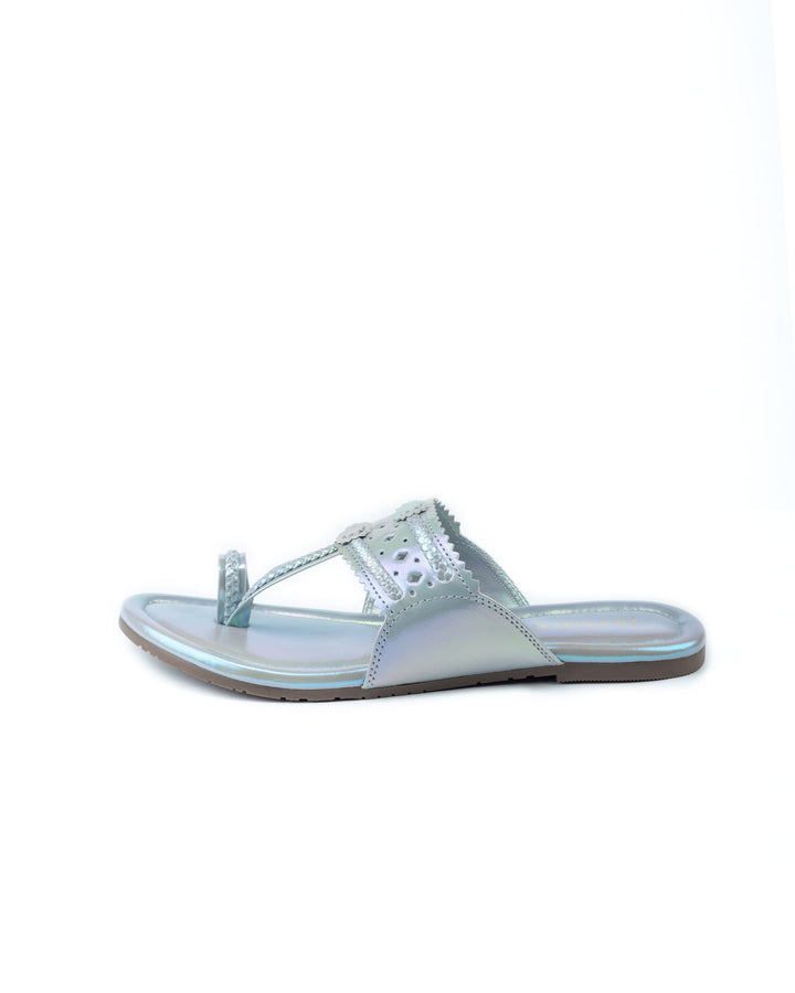 Soya Silver Kolha Flats