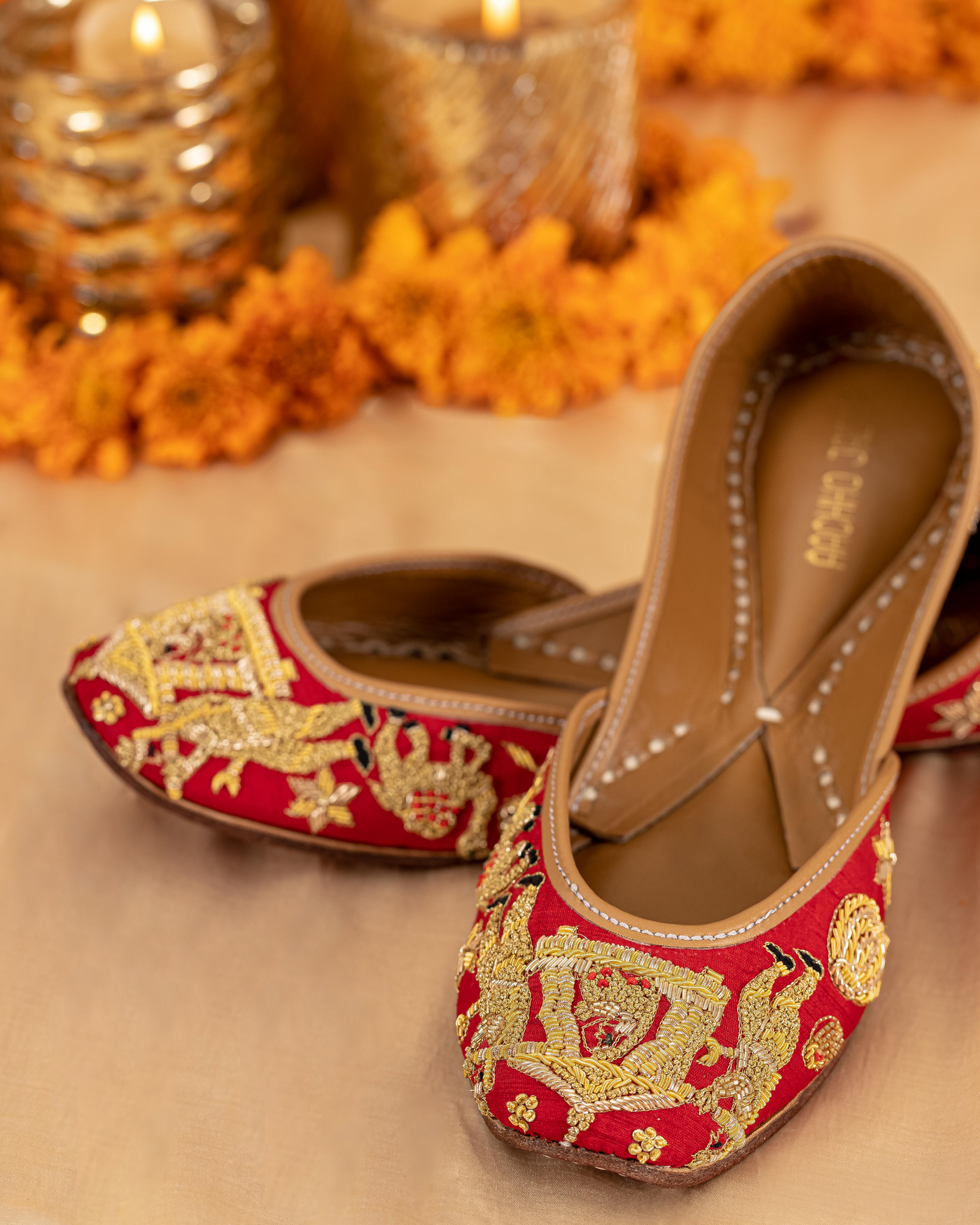 Blushing Bride Handcrafted Jutti