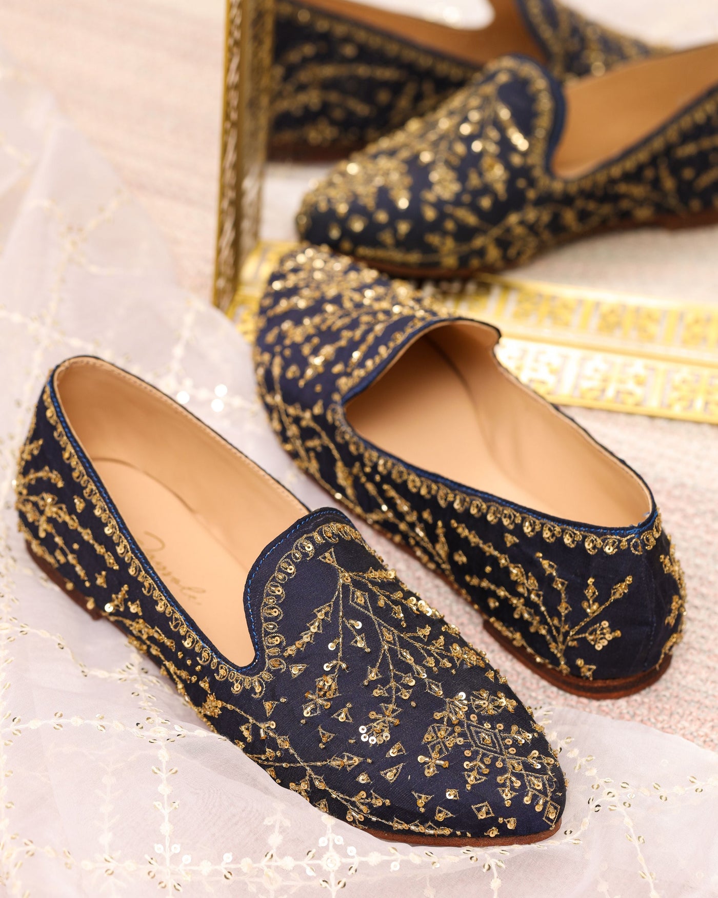 BLUEBERRY HANDCRAFTED LOAFERS
