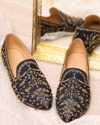 BLUEBERRY HANDCRAFTED LOAFERS