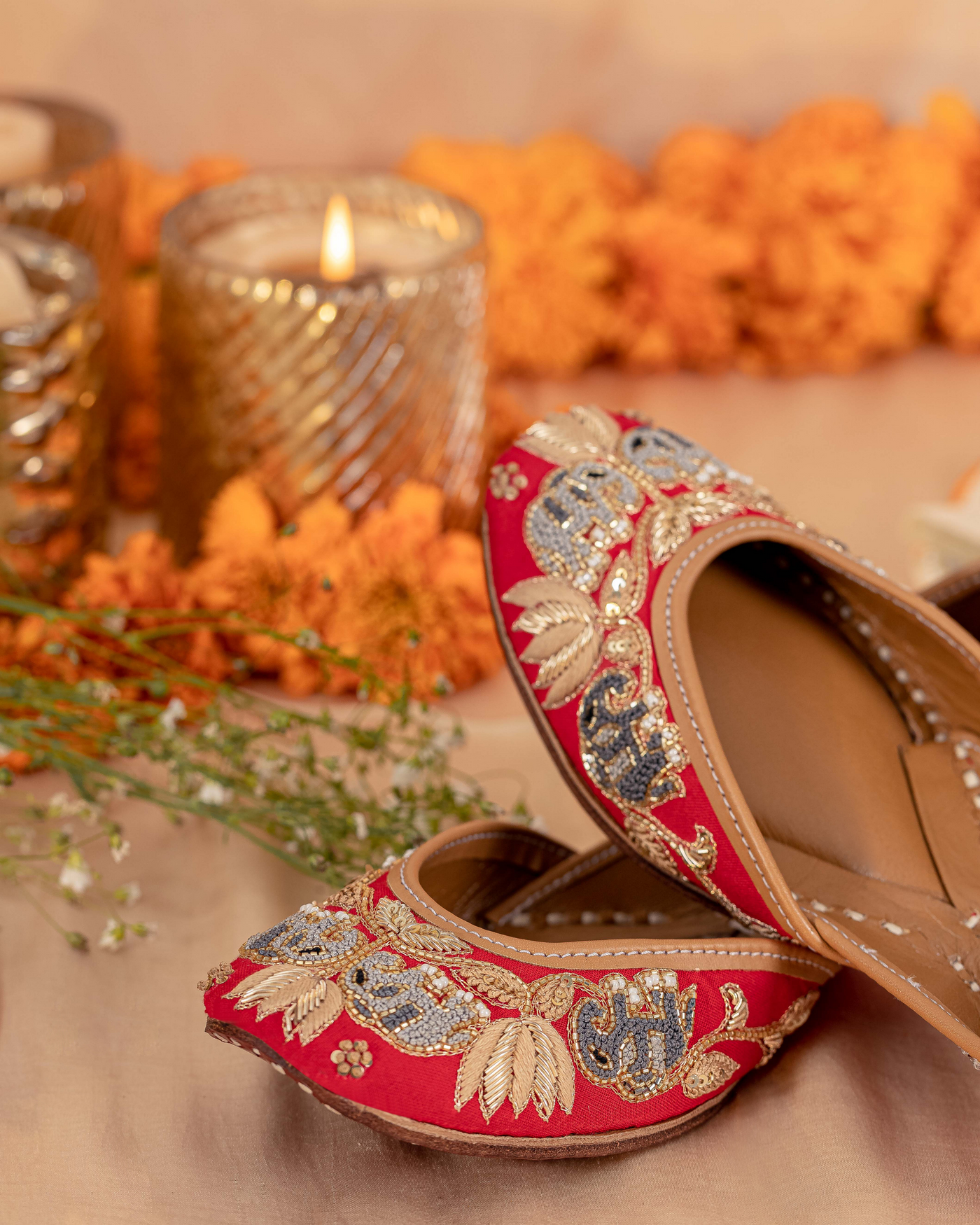 Scarlet Truffle Handcrafted Jutti