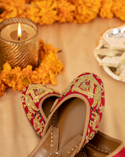 Blushing Bride Handcrafted Jutti