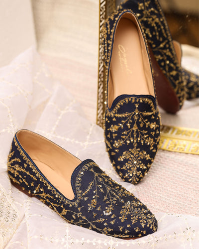 BLUEBERRY HANDCRAFTED LOAFERS