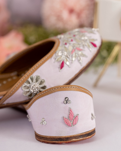 Cotton Candy Handcrafted Jutti
