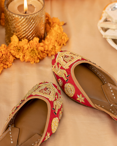 Blushing Bride Handcrafted Jutti
