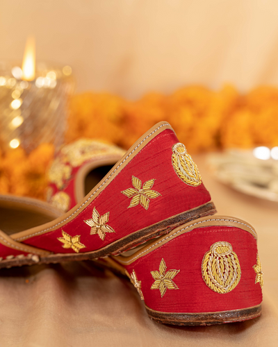 Blushing Bride Handcrafted Jutti